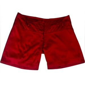 Gaia Red shorts Tailored Shorts woman size medium